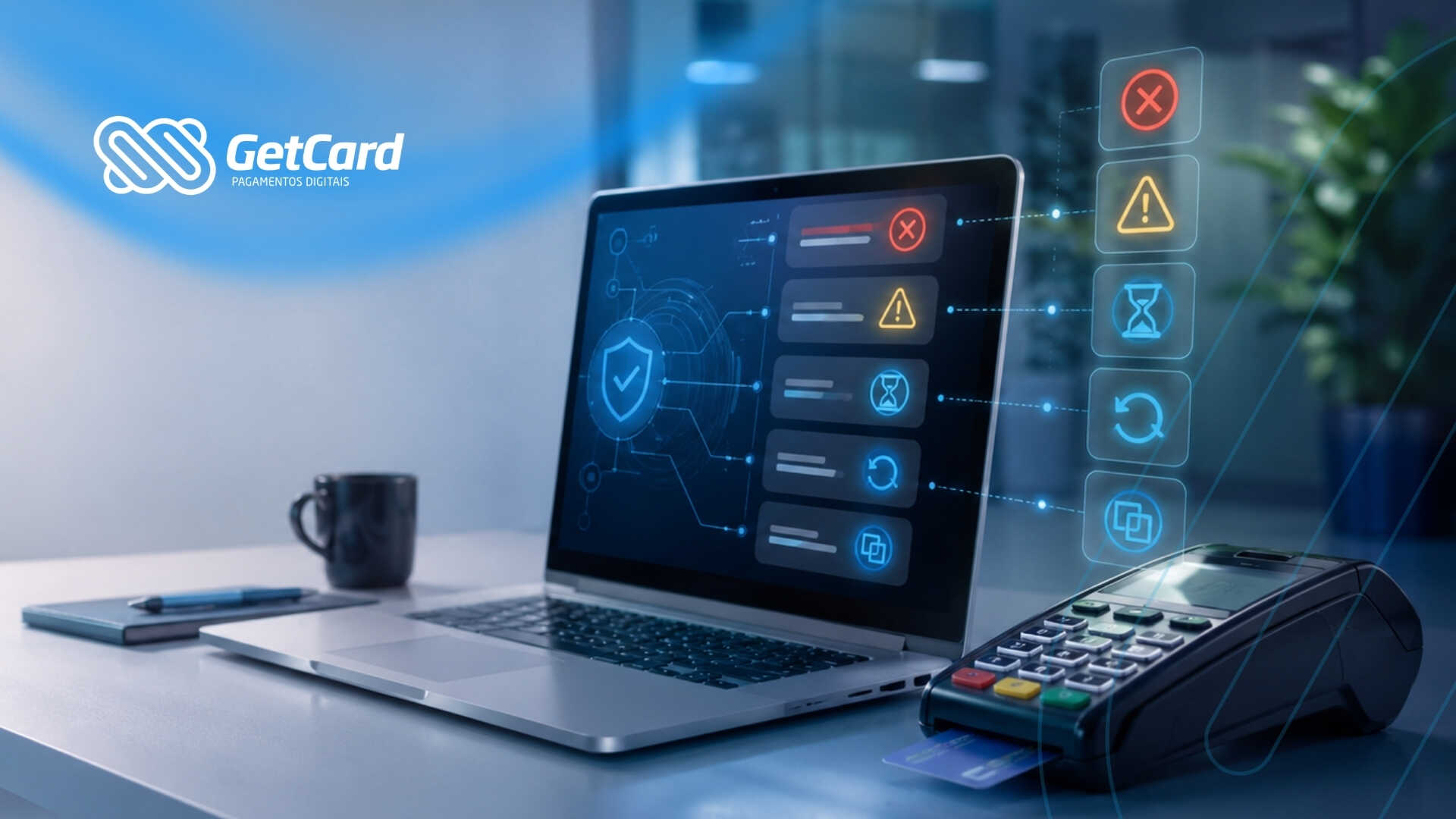 Computador com software de pagamentos GetCard