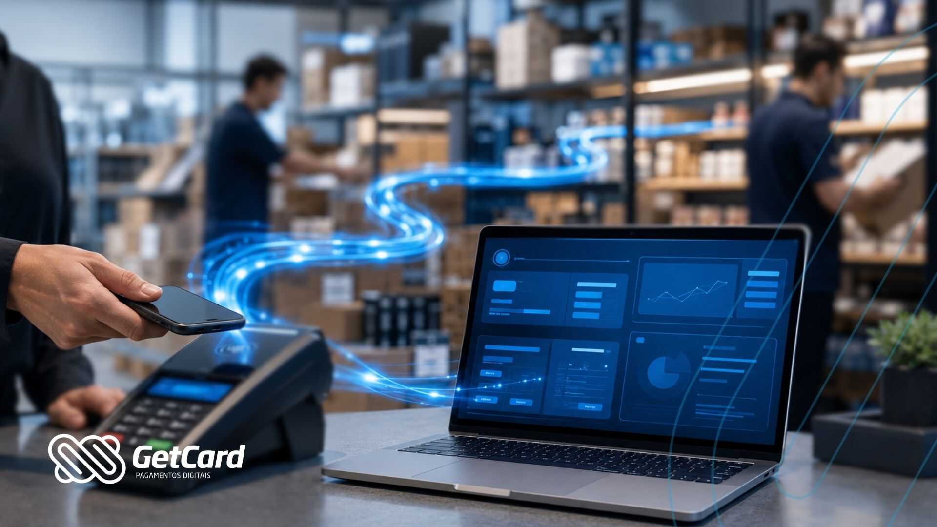 Pagamentos digitais com GetCard em loja