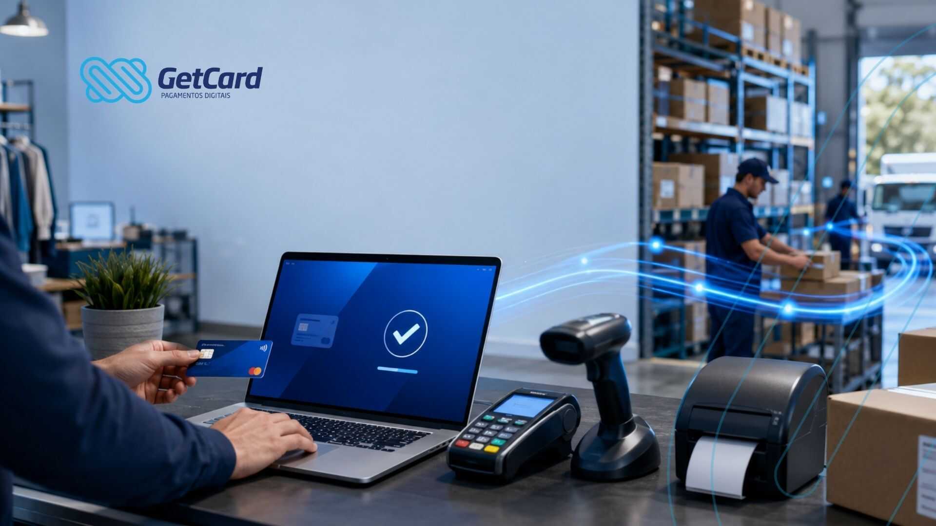 Transação segura com GetCard em ambiente de despacho